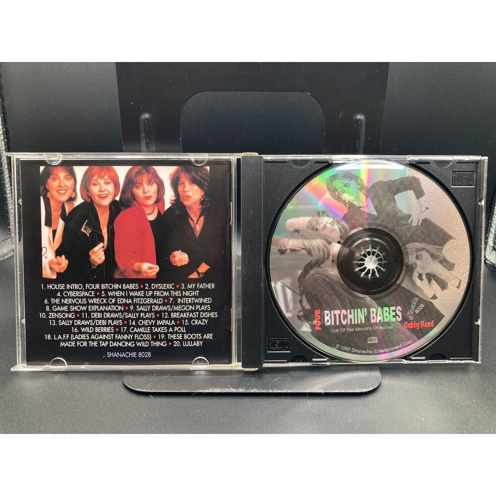 Four Bitchin' Babes - Gabby Road CD 1997 Live Folk Shanachie SIGNED - Picture 3 of 4